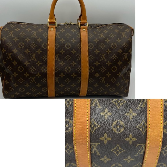❌SOLD❌Authentic Louis Vuitton vintage monogram Keepall Bandoliere 45 - Picture 3 of 15